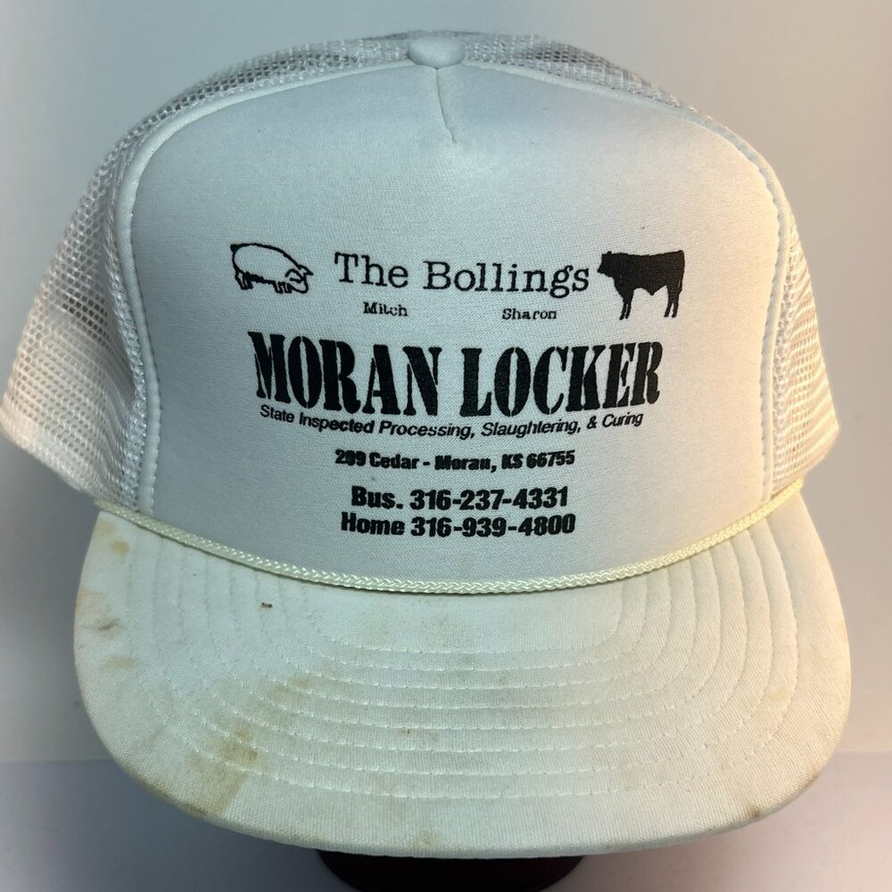 Vintage, puffer style snap back hat